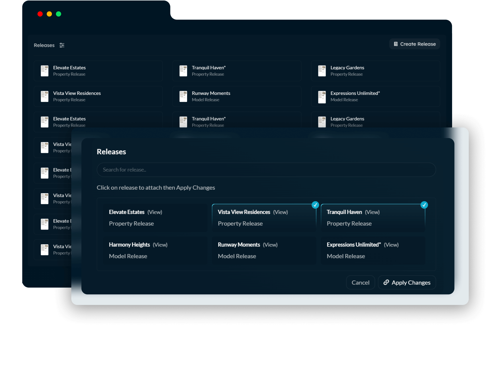 Releases Management